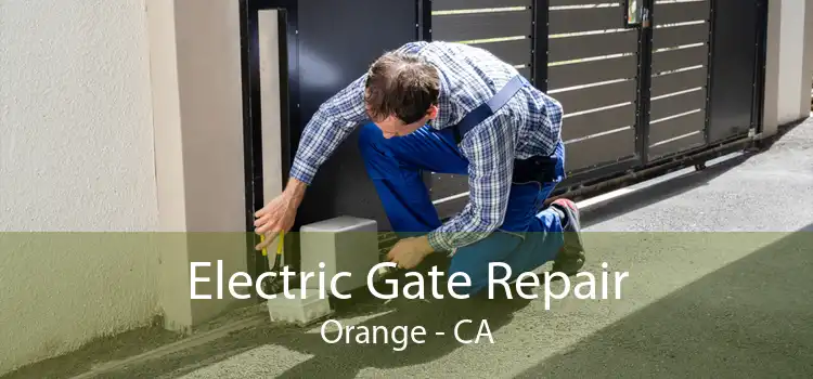 Electric Gate Repair Orange - CA