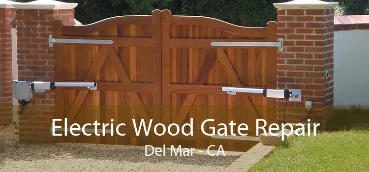 Electric Wood Gate Repair Del Mar - CA